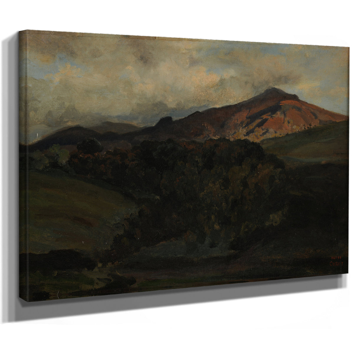 Monte Cavo By Camille Corot