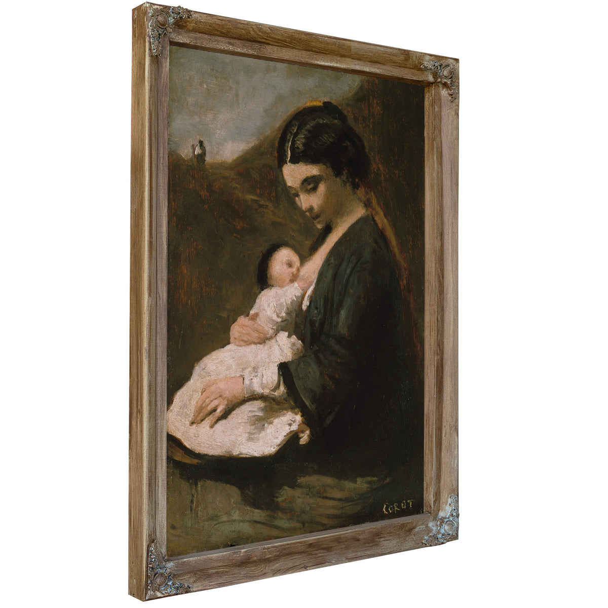 Mother Child S By Camille Corot