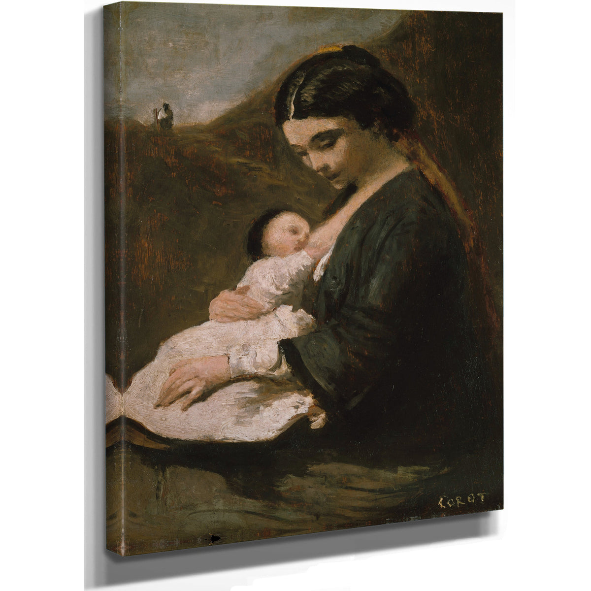 Mother Child S By Camille Corot