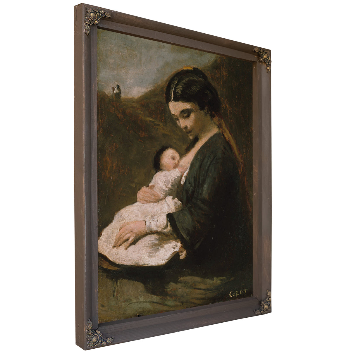 Mother Child S By Camille Corot