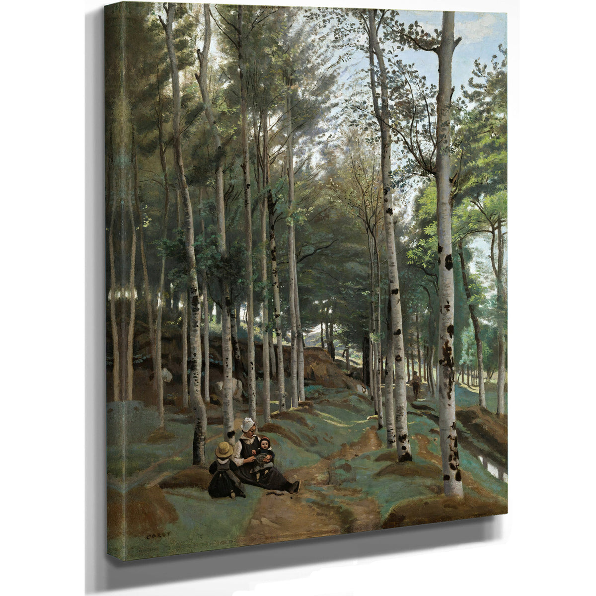Paysage Breton By Camille Corot