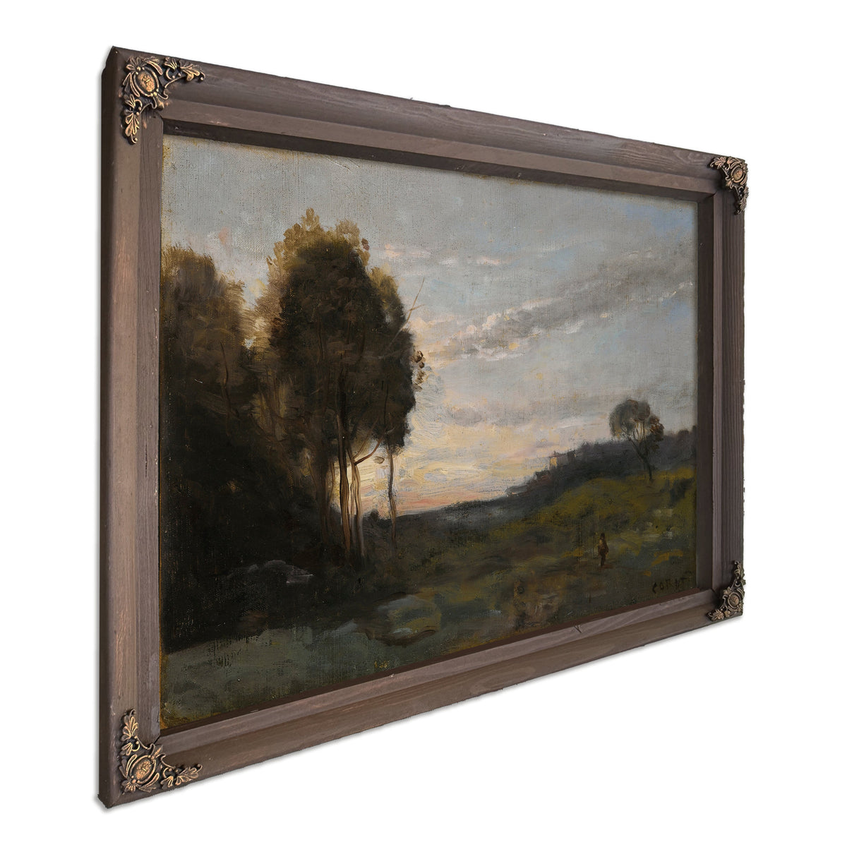 Personage Dans Un Paysage By Camille Corot