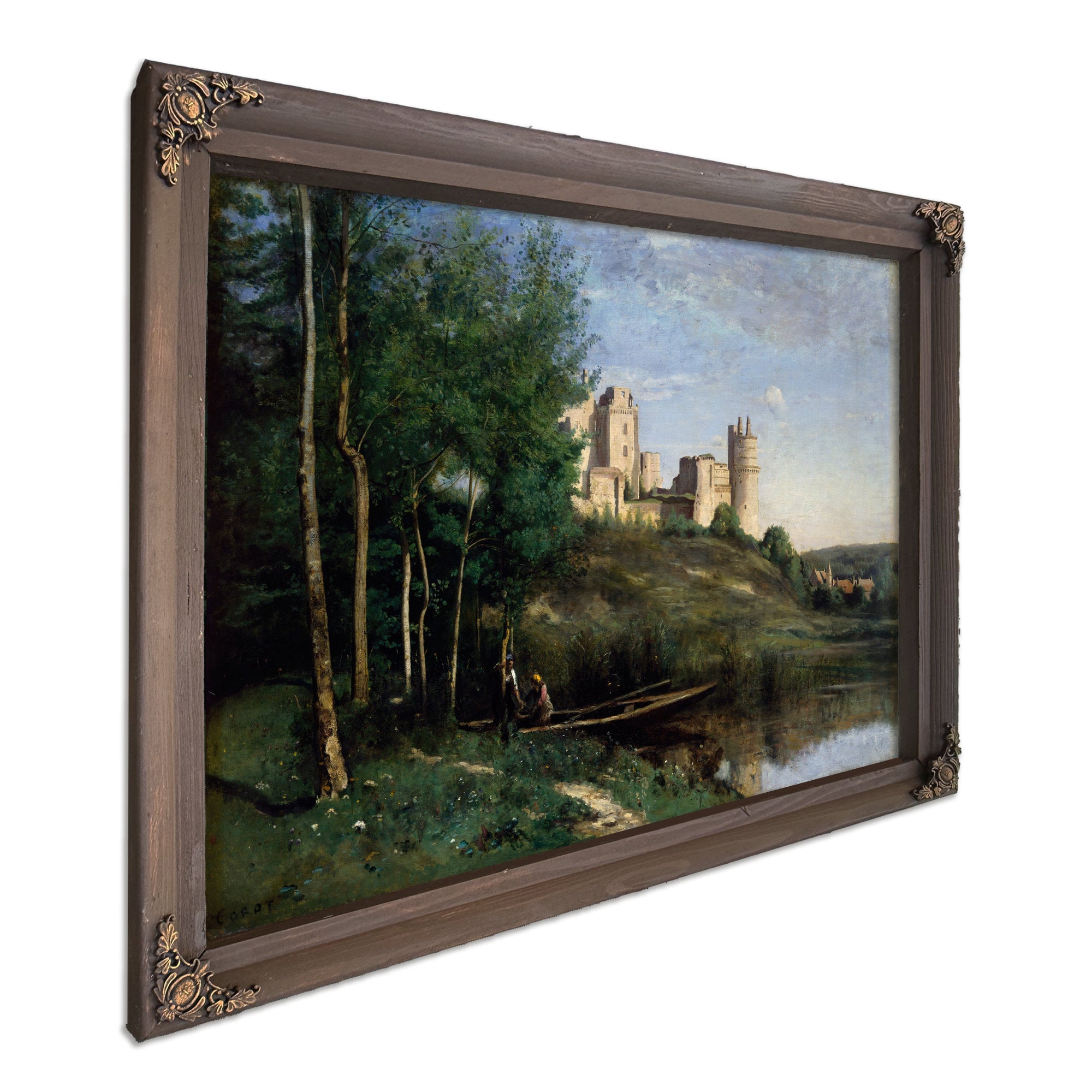 Ruins the Chateau de Pierrefonds By Camille Corot