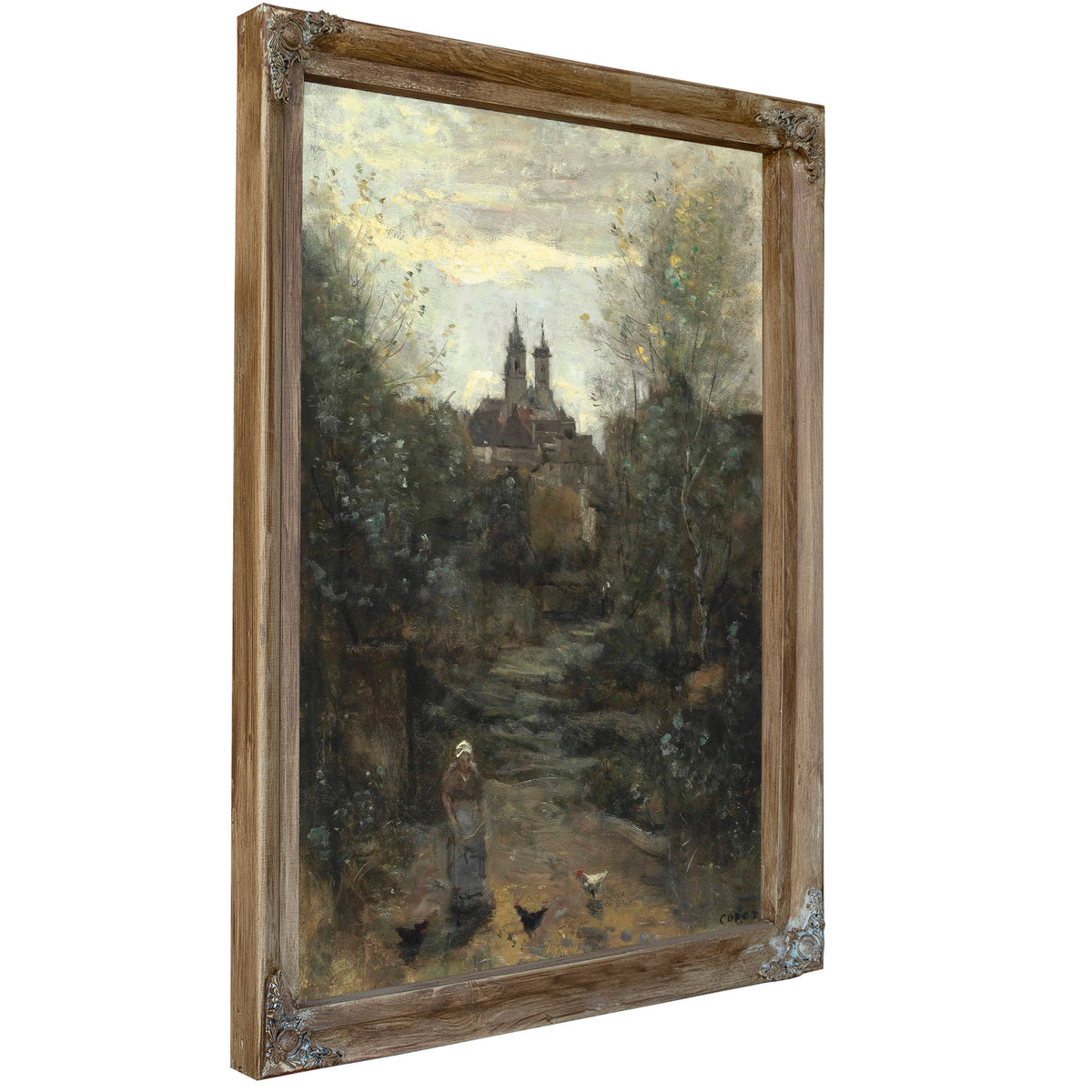 Semur le Chemin de Leglise By Camille Corot