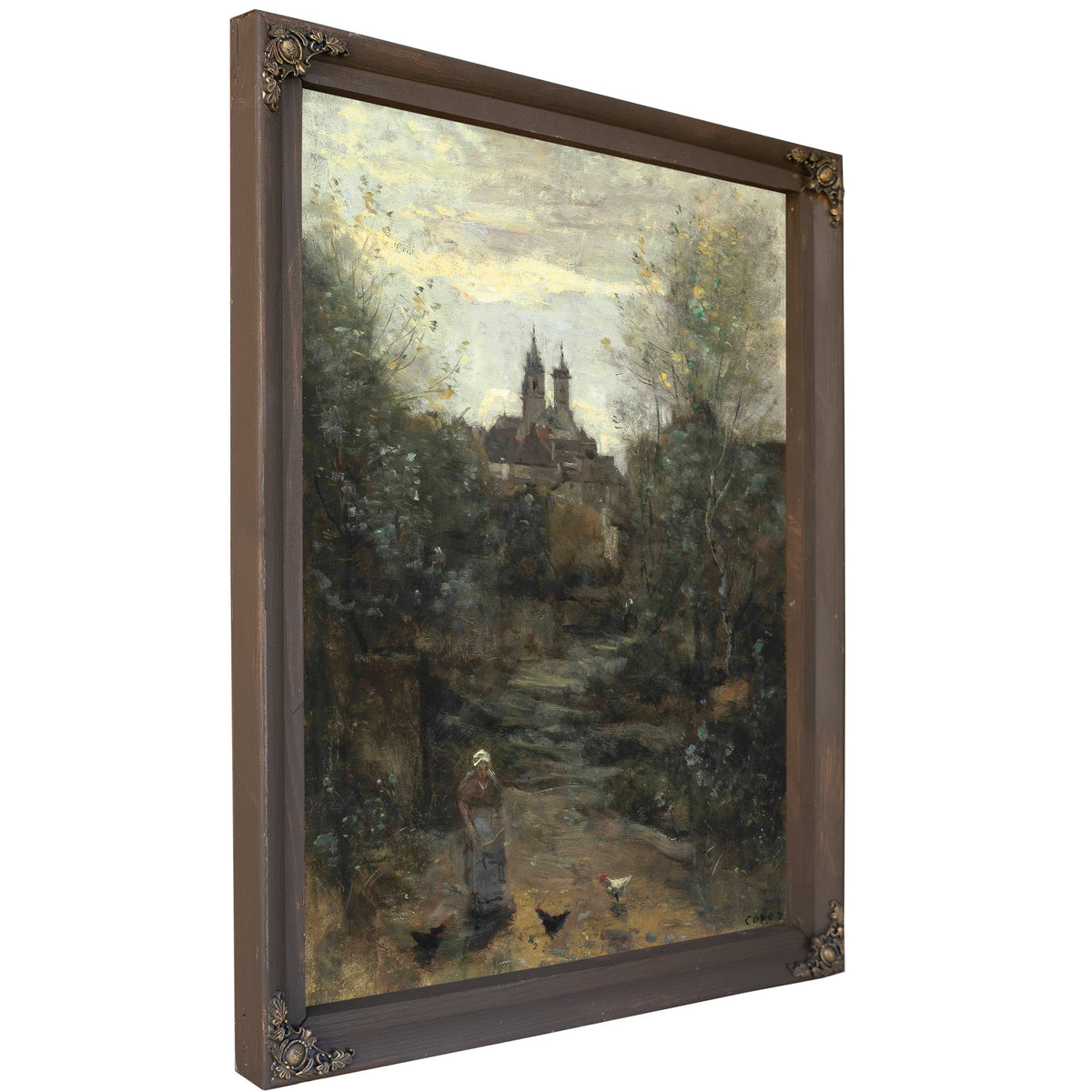 Semur le Chemin de Leglise By Camille Corot