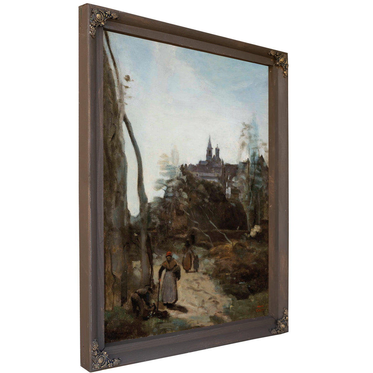 Semur le Chemin Deglise By Camille Corot