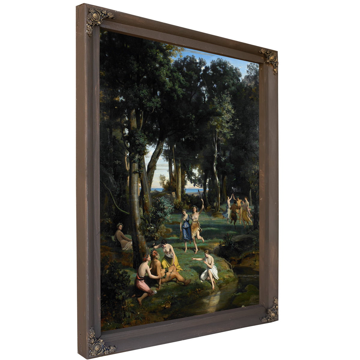 Silenus By Camille Corot