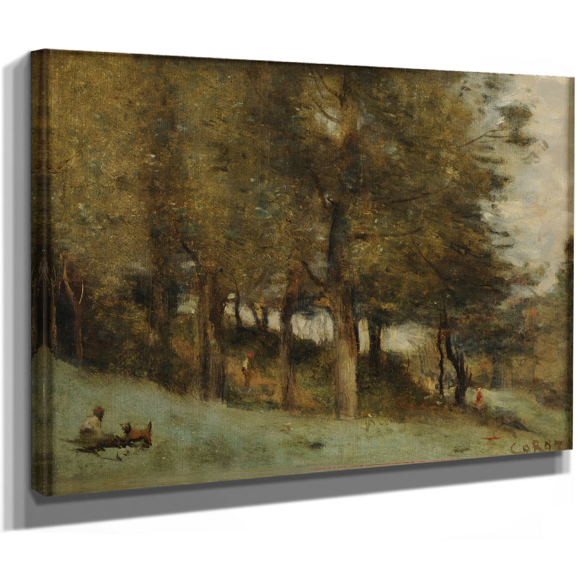 Sous Bois 1 By Camille Corot