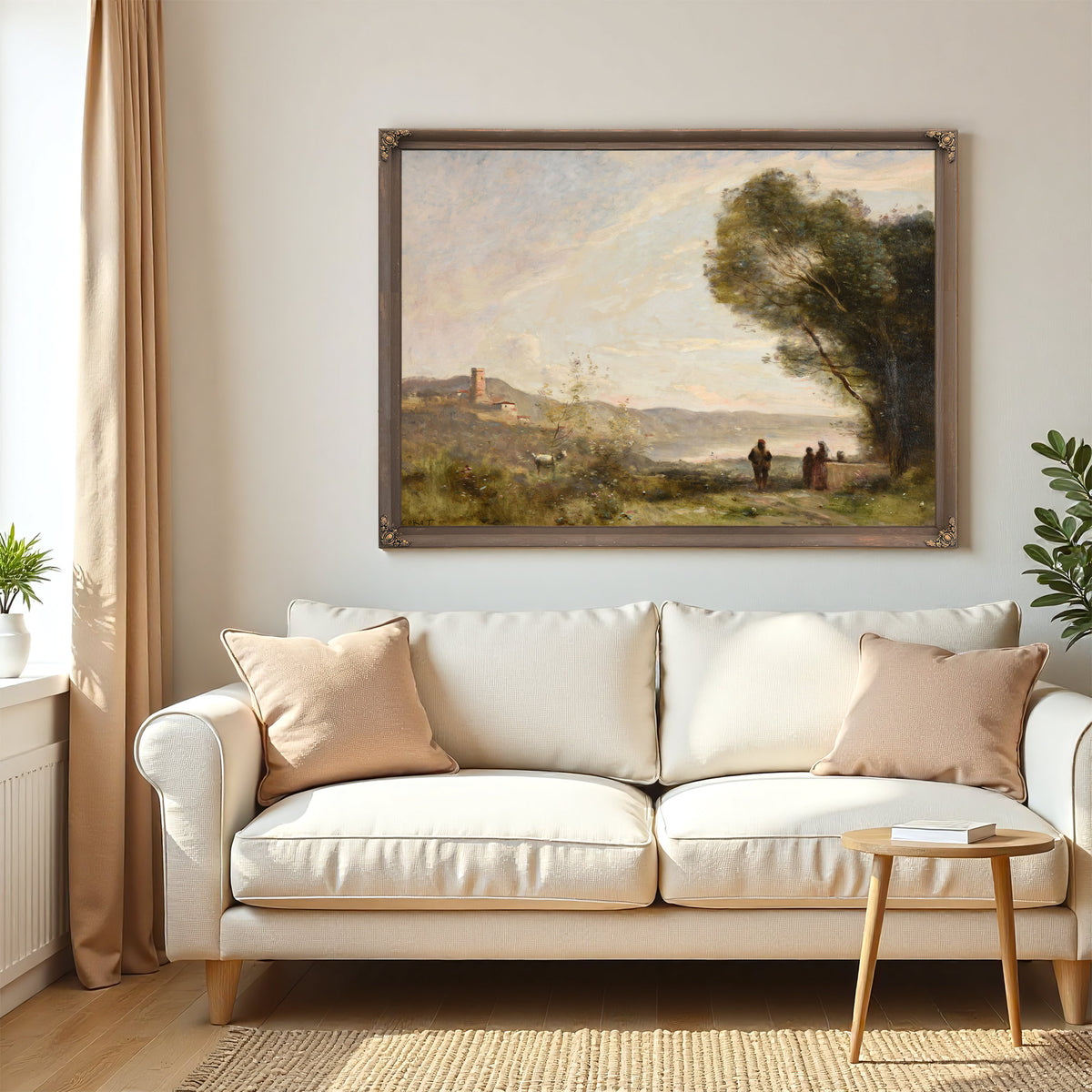 Souvenir Des Rives Mediterraneennes By Camille Corot