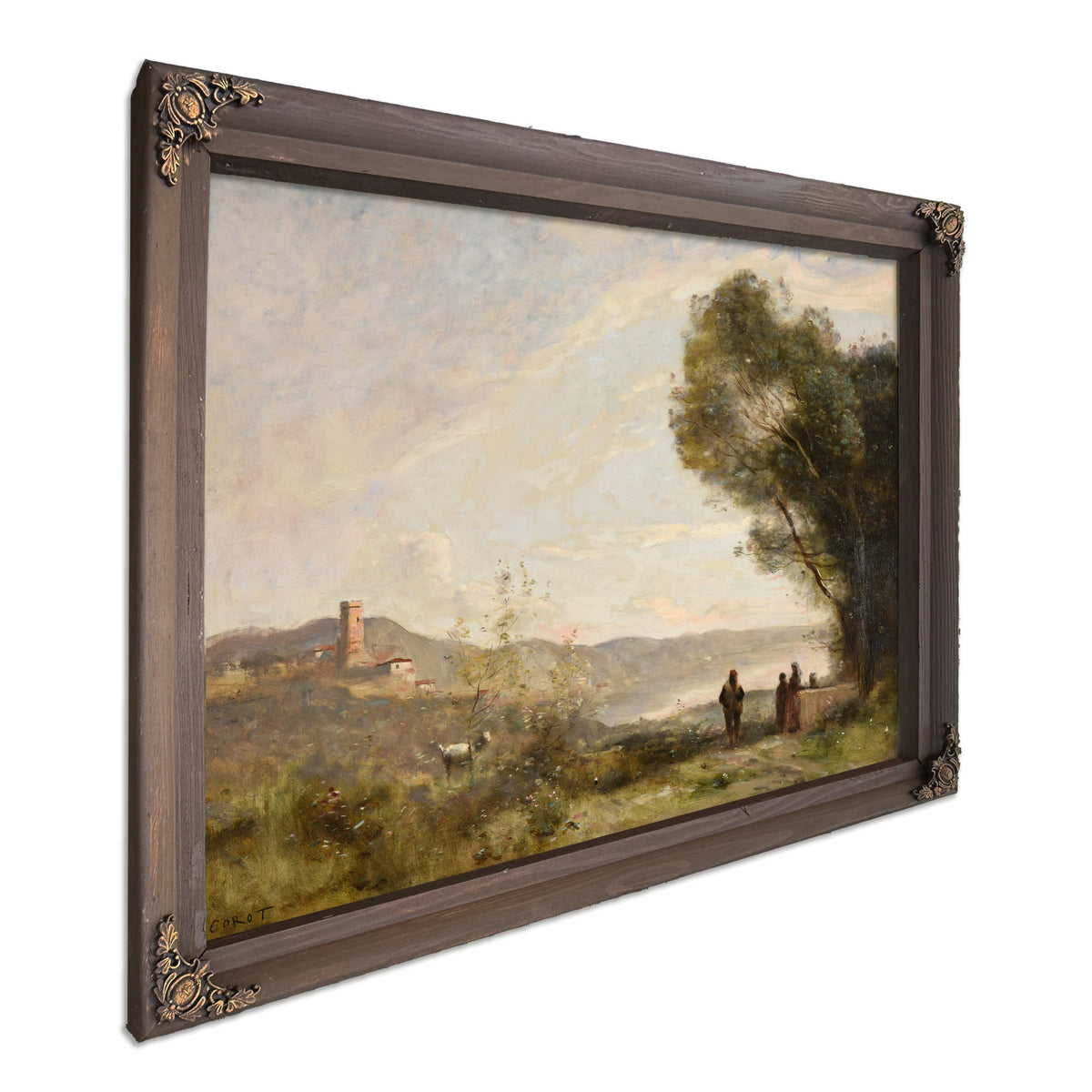 Souvenir Des Rives Mediterraneennes By Camille Corot