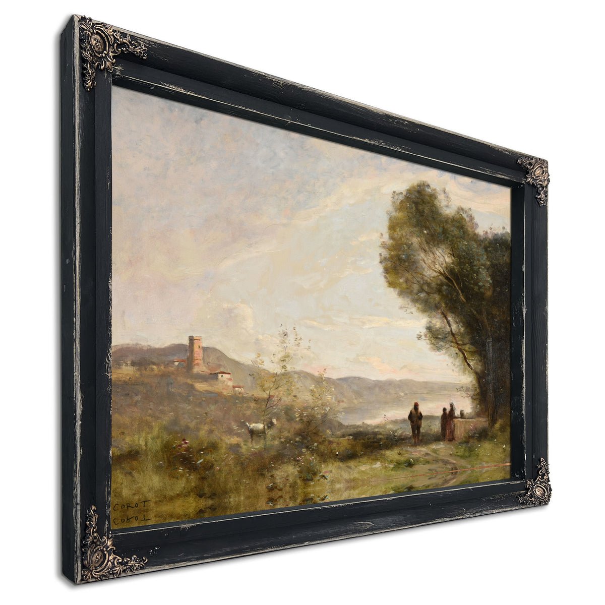 Souvenir Des Rives Mediterraneennes By Camille Corot