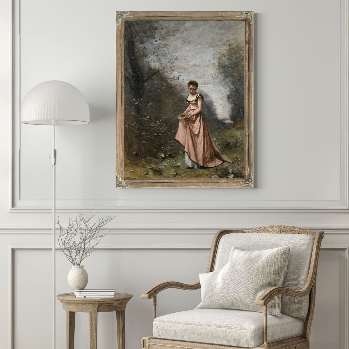 Springtime Life By Camille Corot