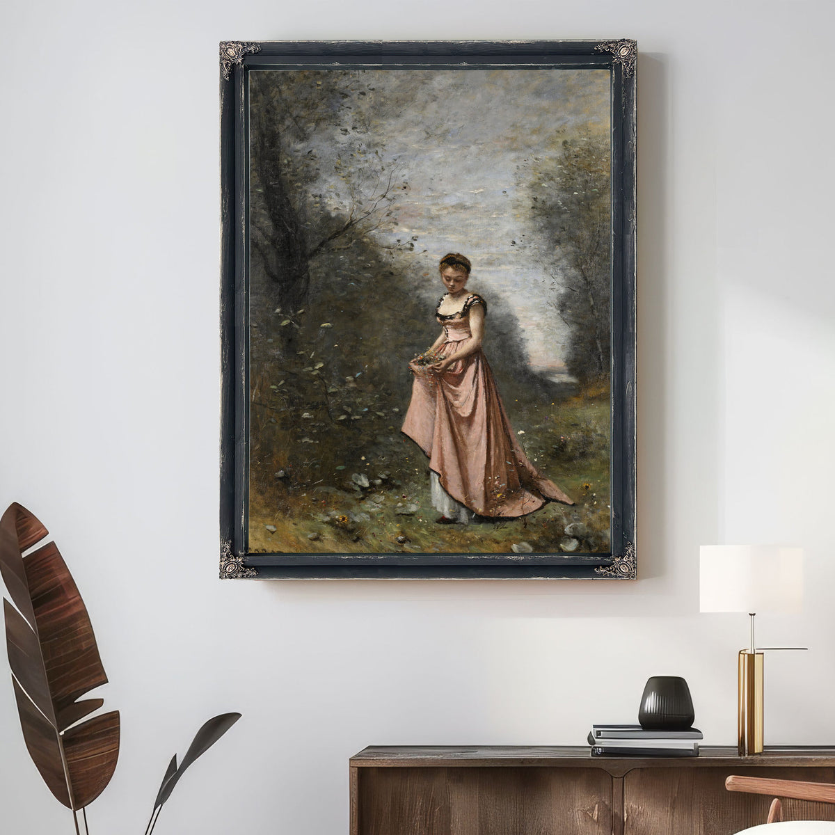 Springtime Life By Camille Corot