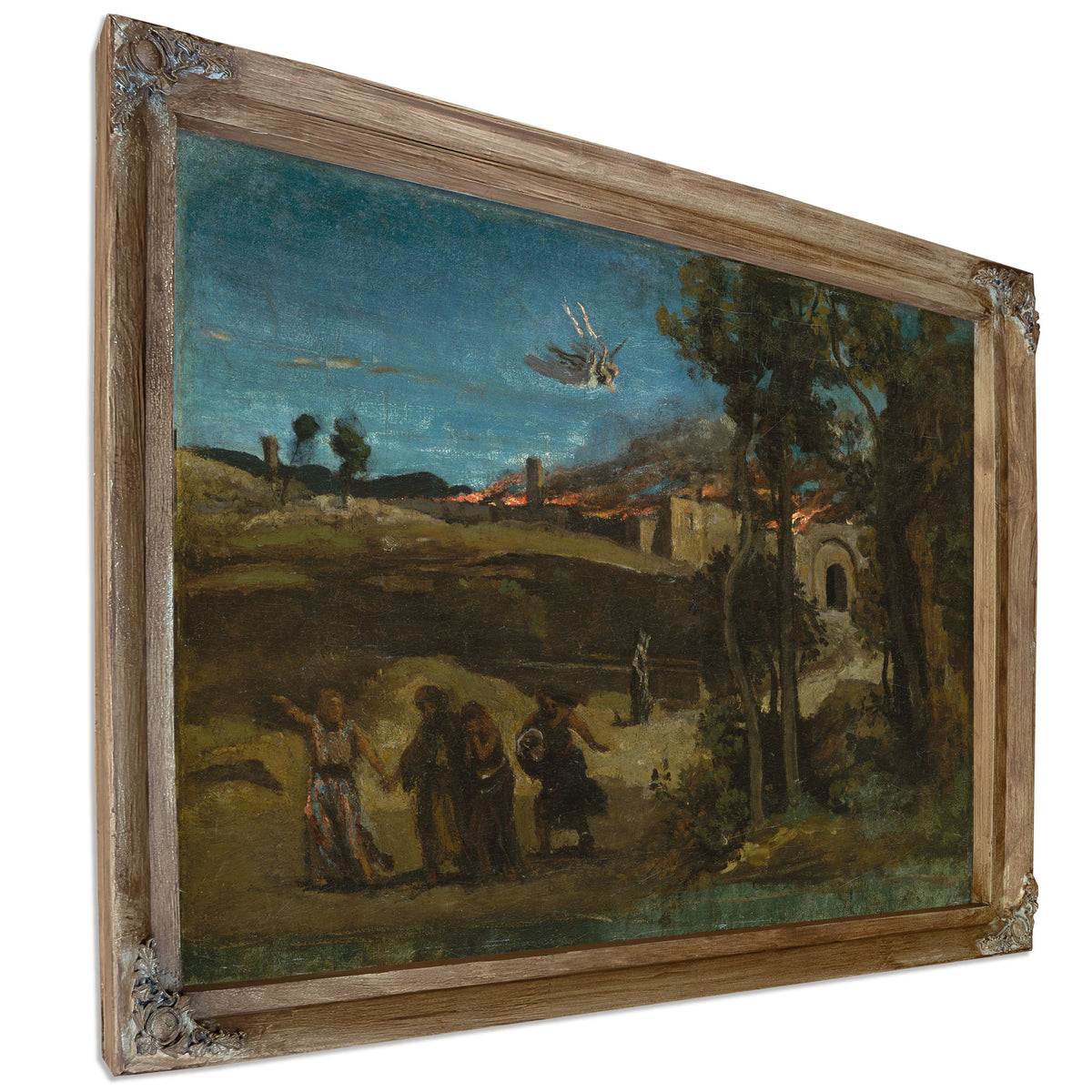 Study the Destruction Sodom By Camille Corot