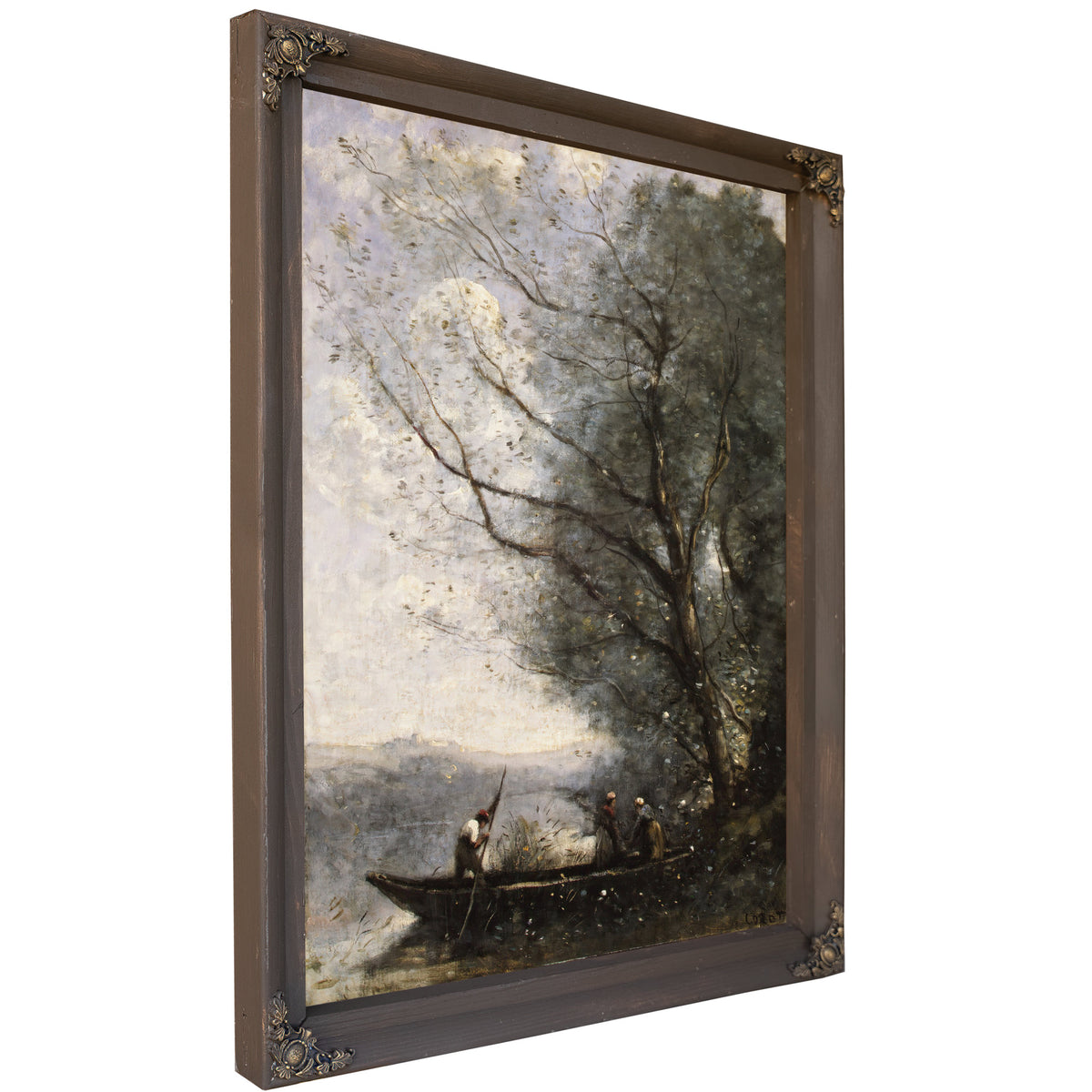 The Ferryman By Camille Corot