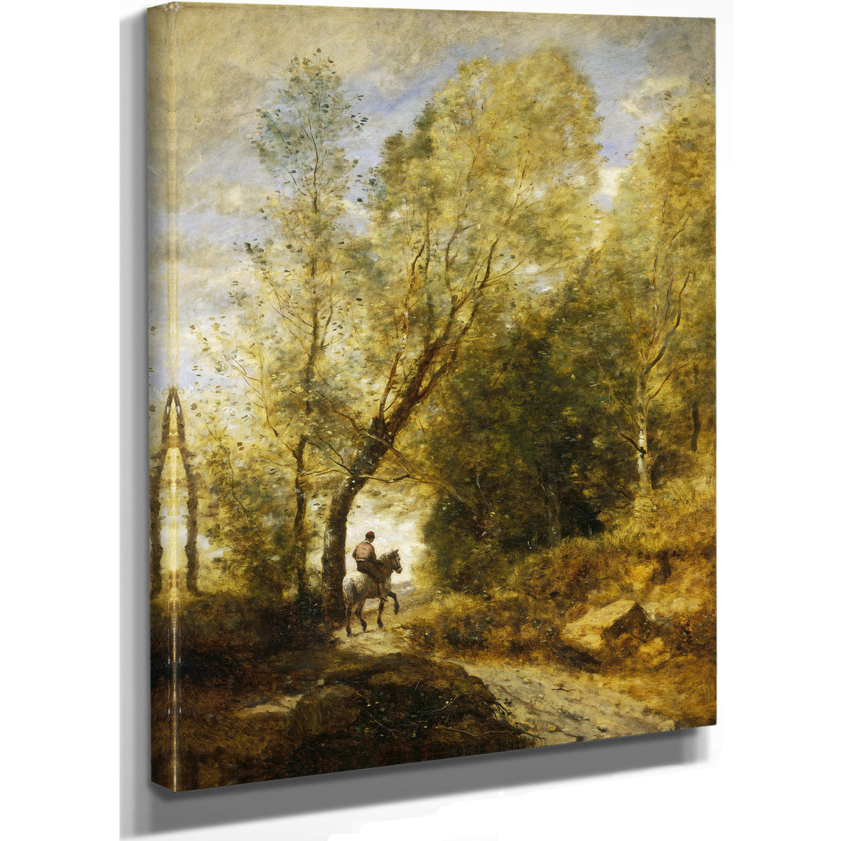 The Forest Coubron By Camille Corot