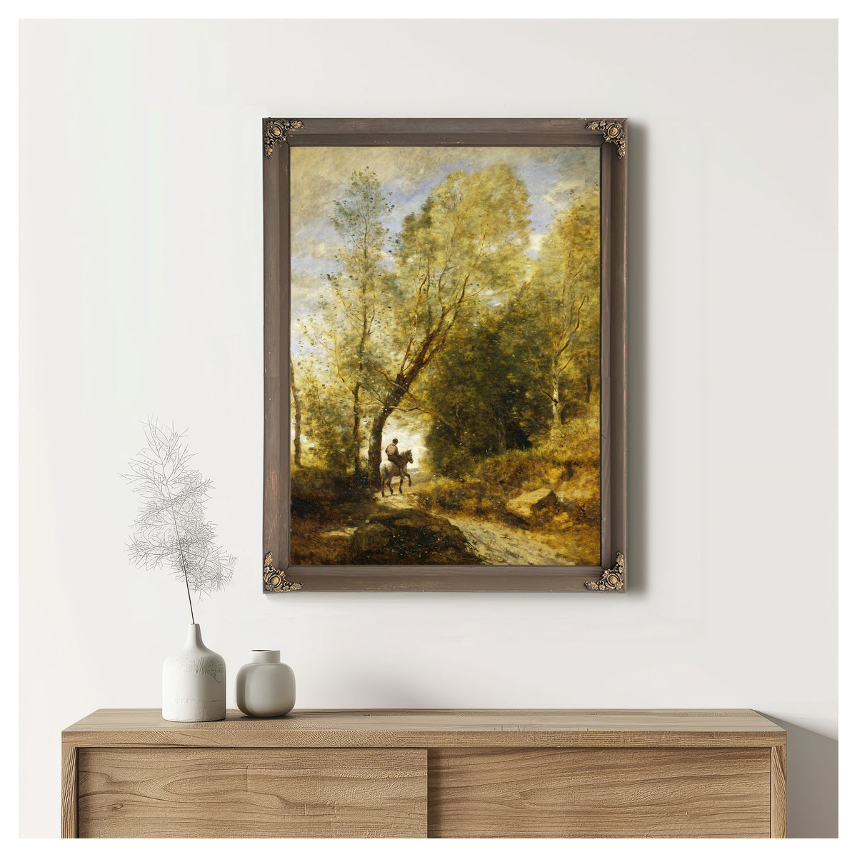 The Forest Coubron By Camille Corot