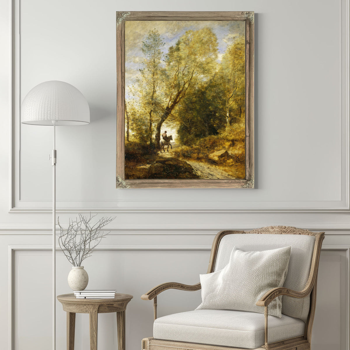 The Forest Coubron By Camille Corot