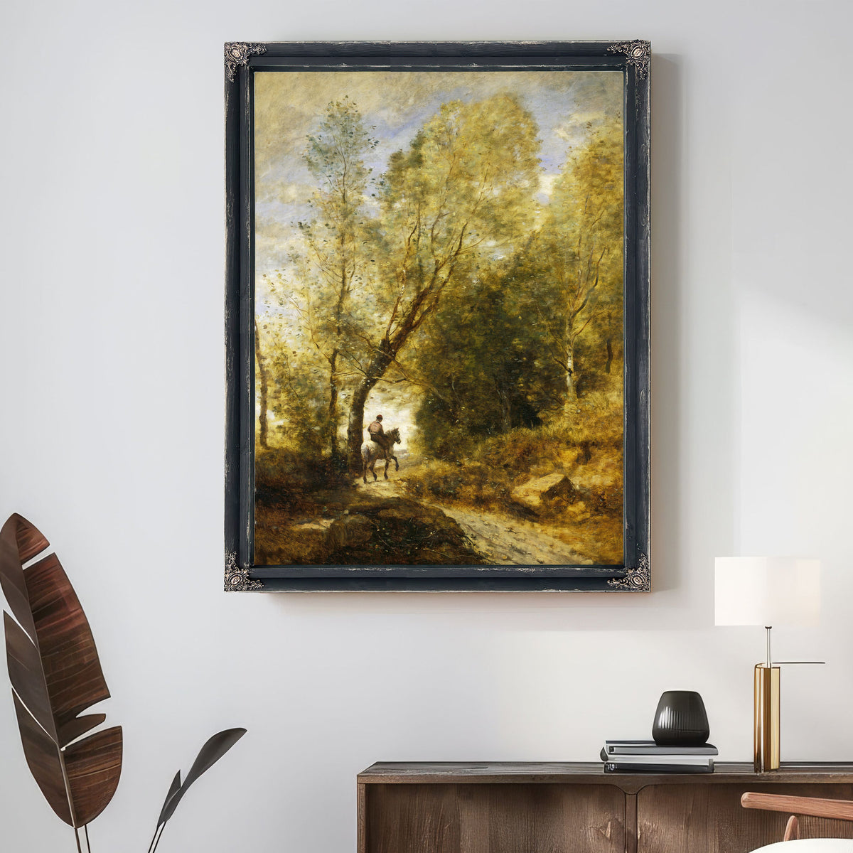 The Forest Coubron By Camille Corot