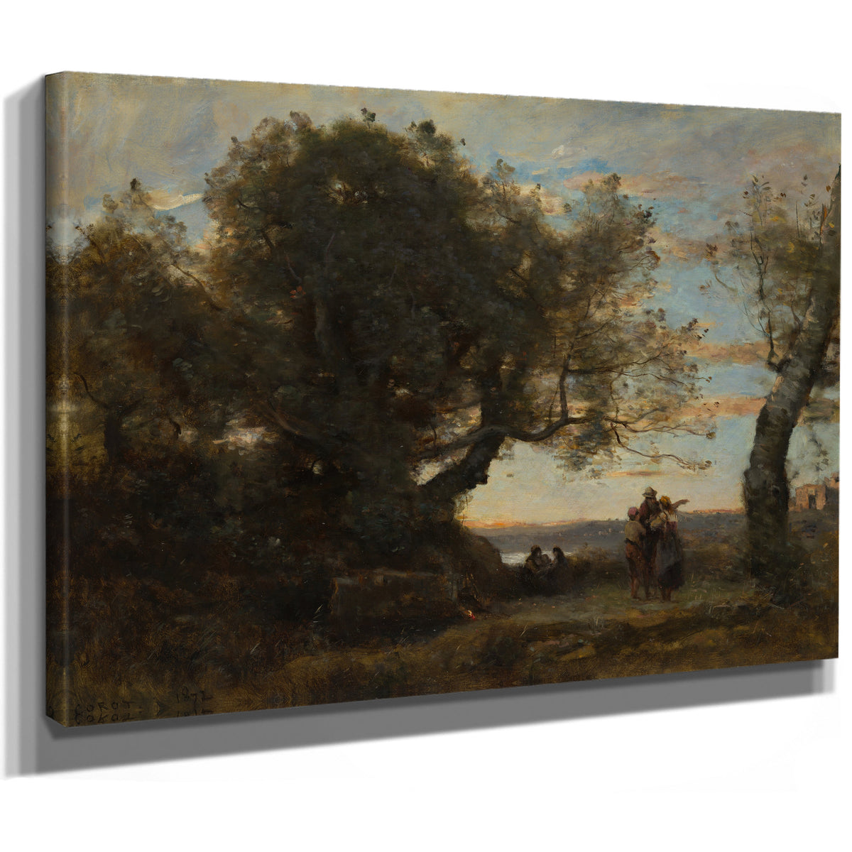 The Gypsies By Camille Corot