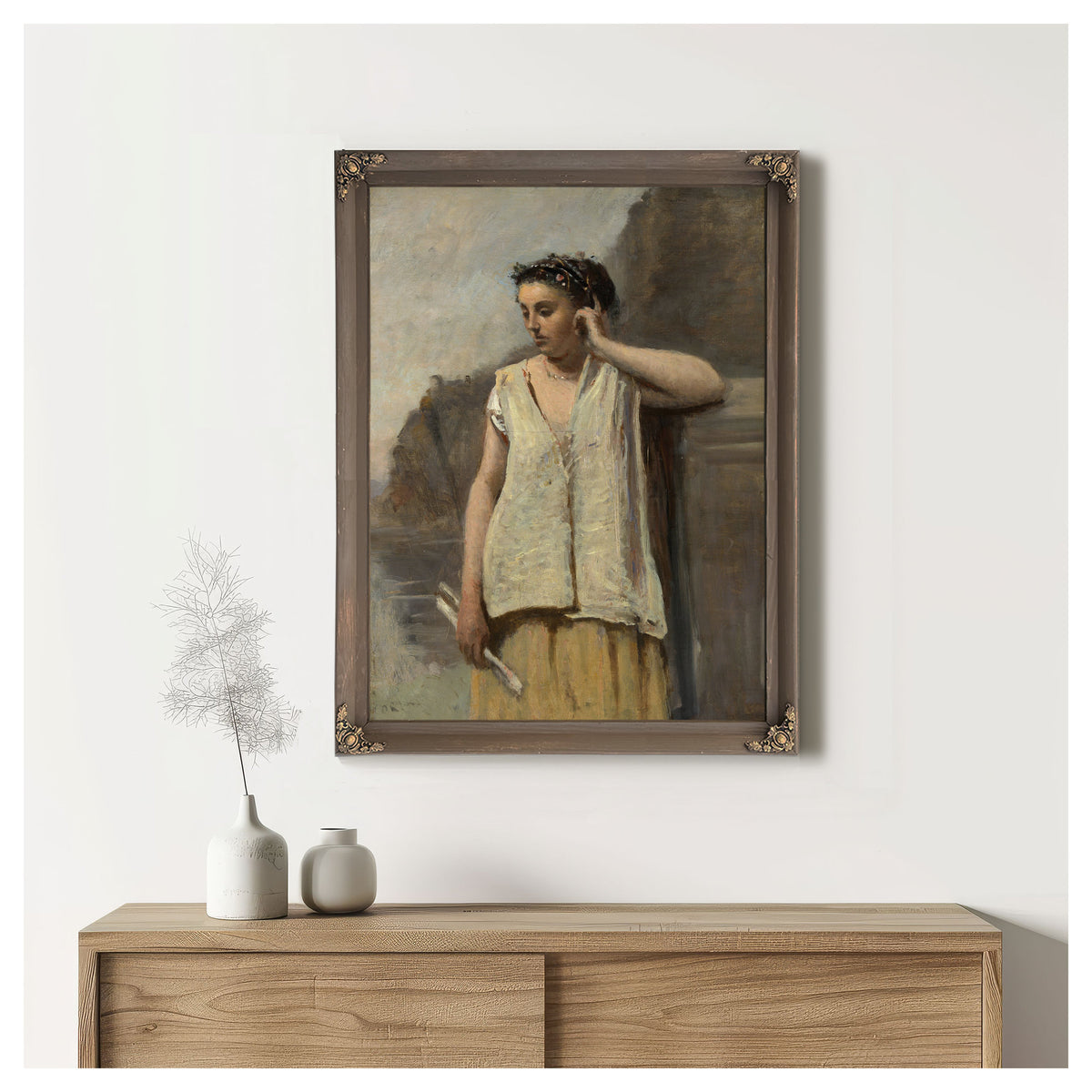 The Muse History By Camille Corot