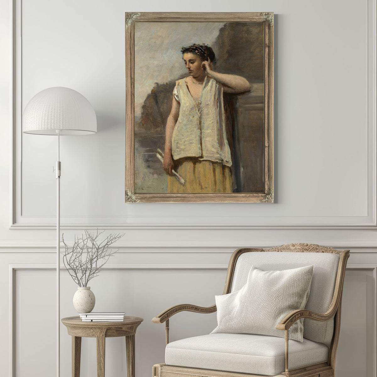 The Muse History By Camille Corot