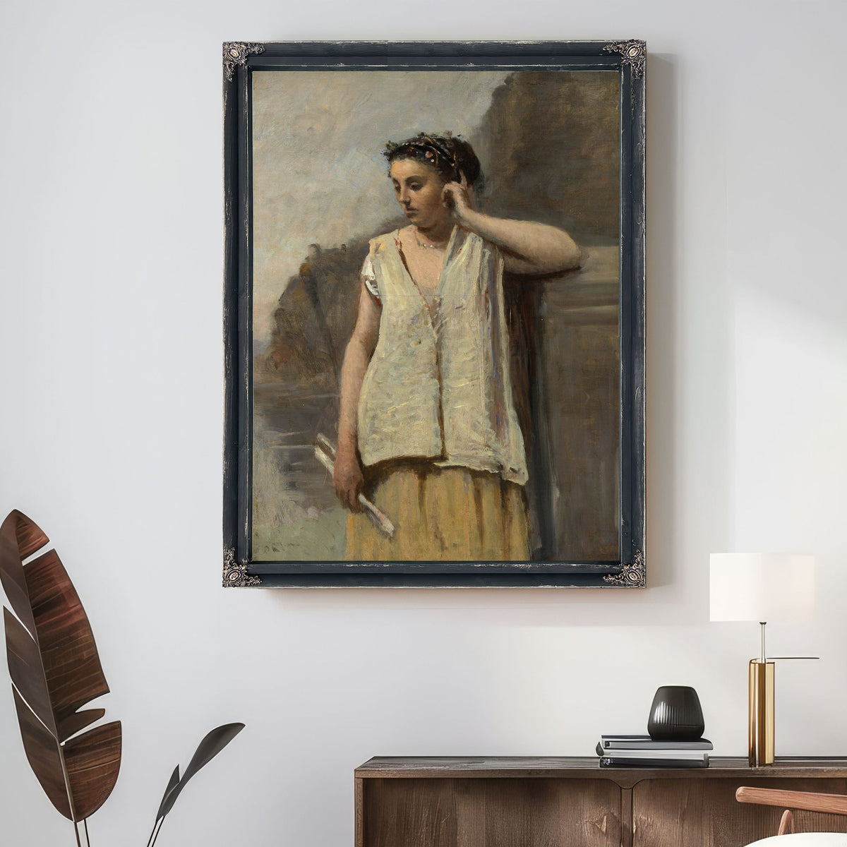 The Muse History By Camille Corot
