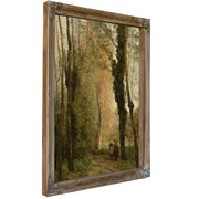 Un Chemin Sous Les Arbres Au Printemps By Camille Corot