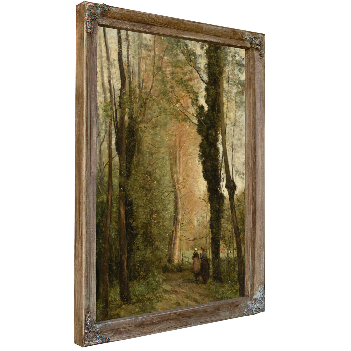 Un Chemin Sous Les Arbres Au Printemps By Camille Corot