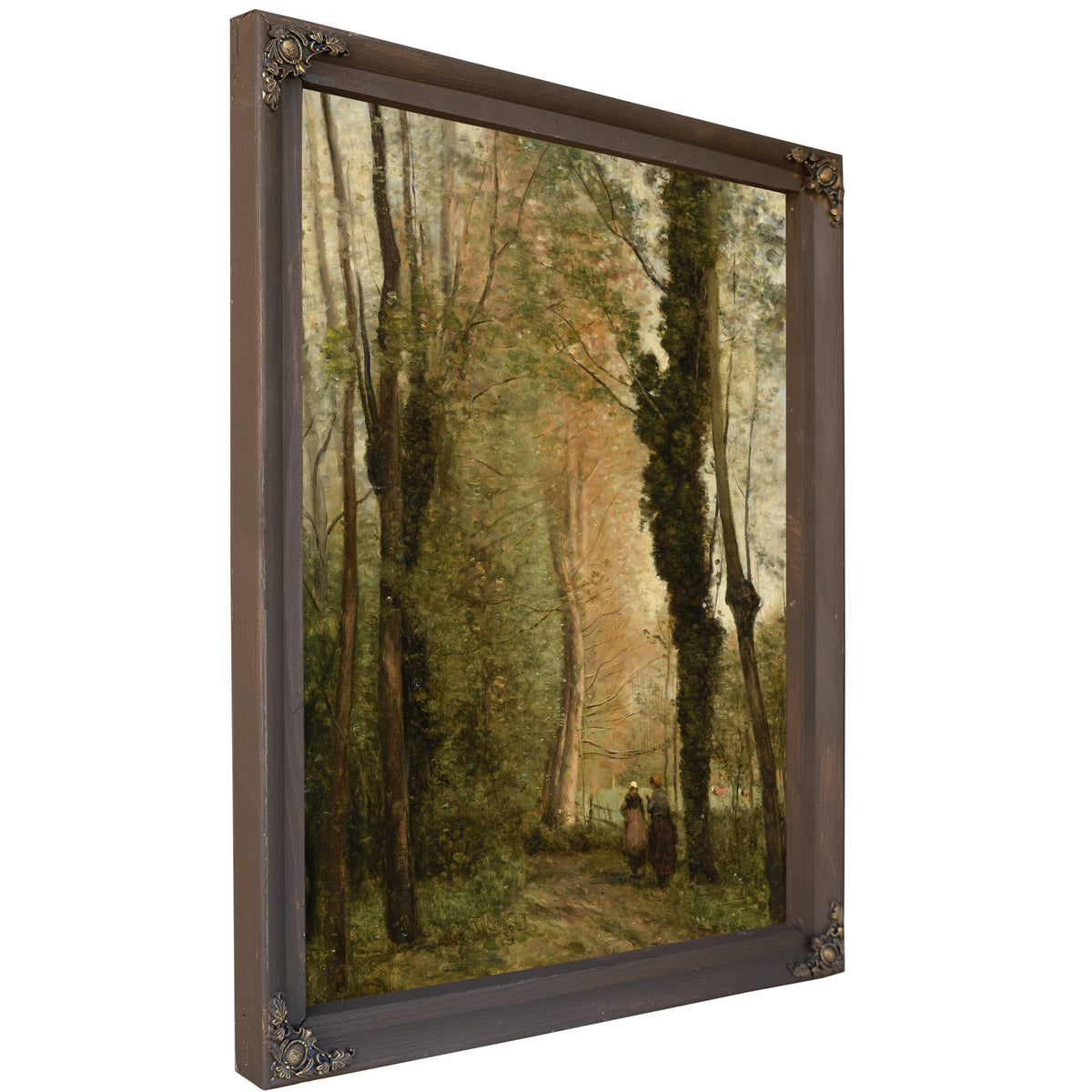 Un Chemin Sous Les Arbres Au Printemps By Camille Corot