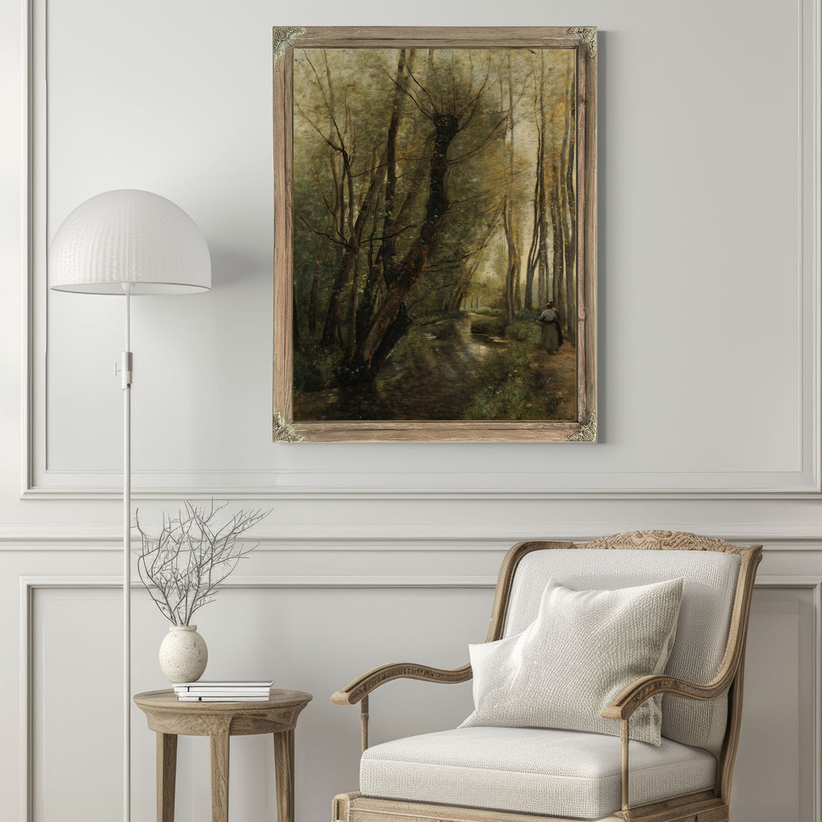 Un Ruisseau Environs de Beauvais By Camille Corot