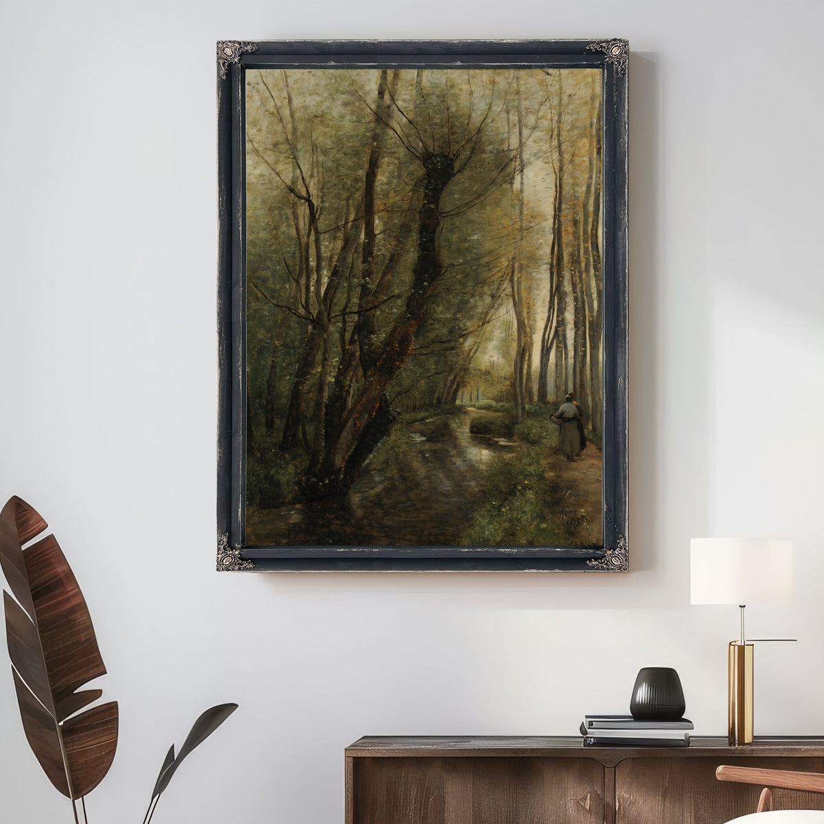 Un Ruisseau Environs de Beauvais By Camille Corot