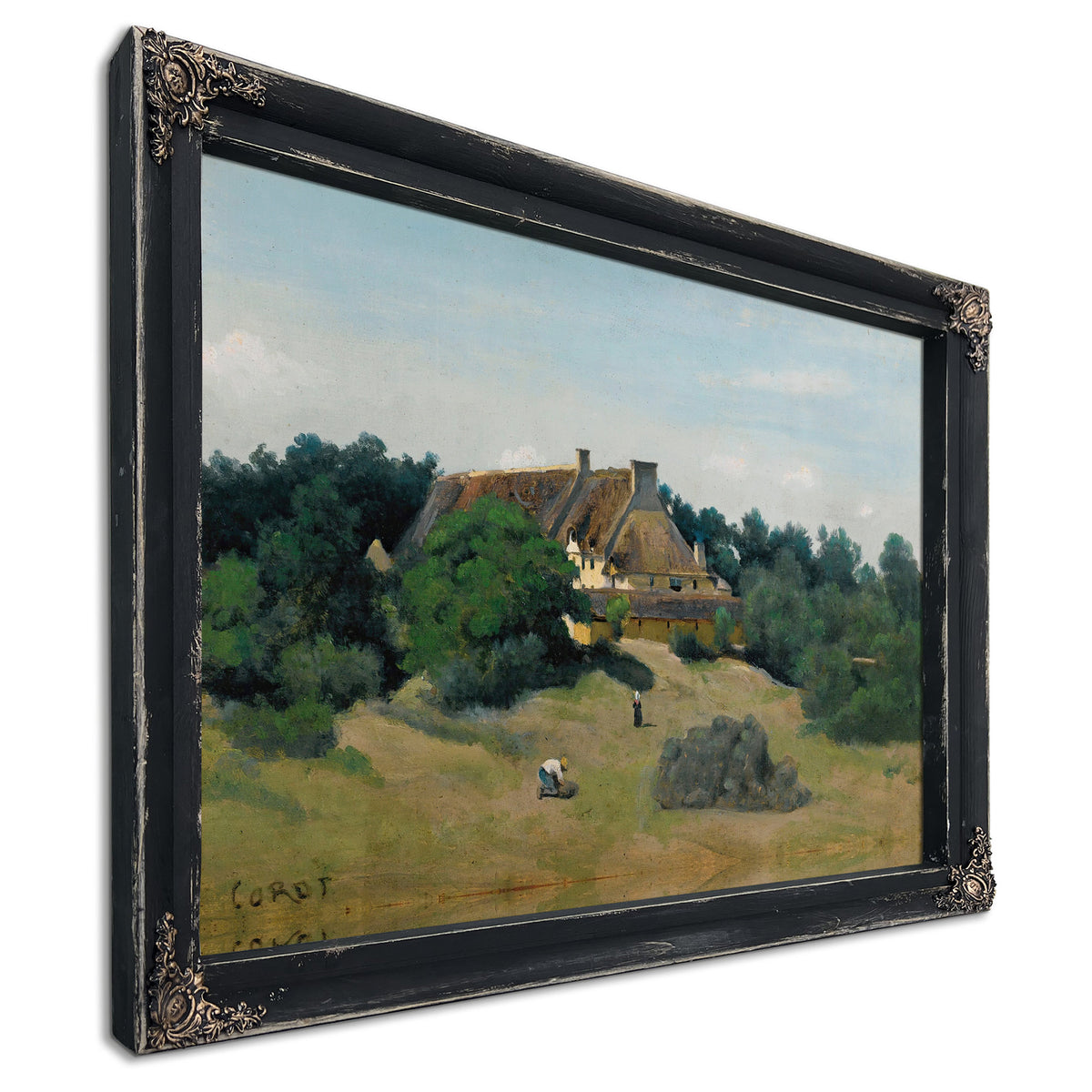 Une Ferme Saint Martin du Bon Fosse By Camille Corot