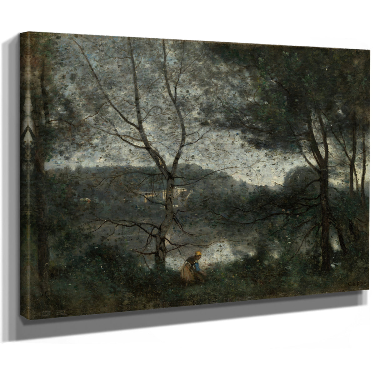 Ville Davray 1 By Camille Corot