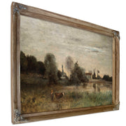 Ville Davray Vachere Letang By Camille Corot