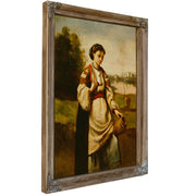 Woman Water Jar By Camille Corot