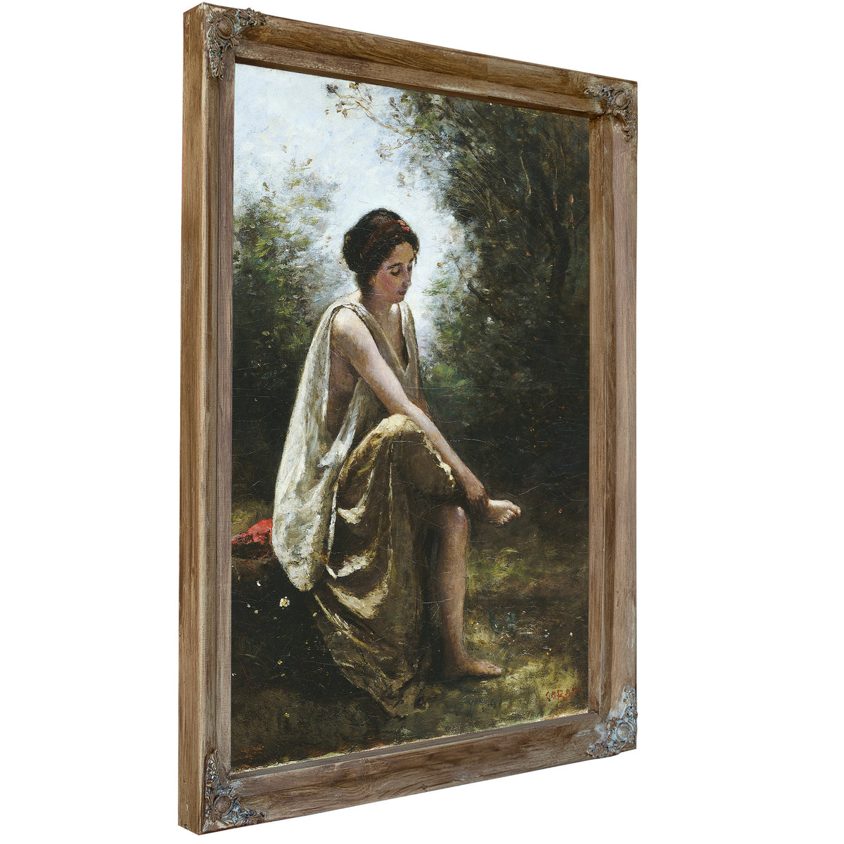 Wounded Eurydice By Camille Corot