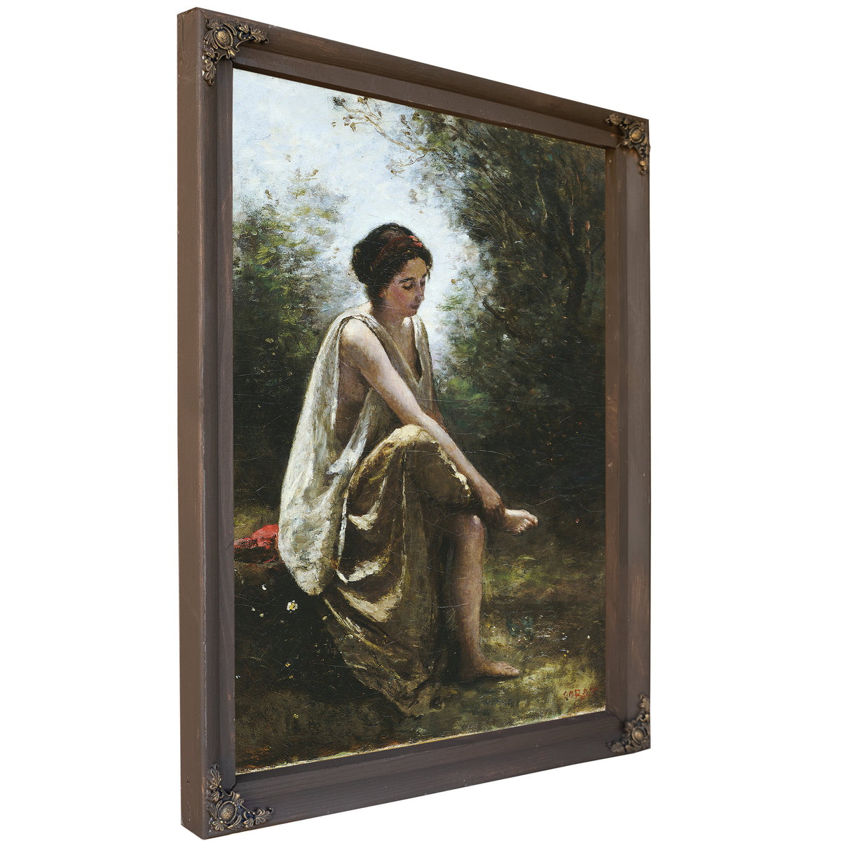 Wounded Eurydice By Camille Corot