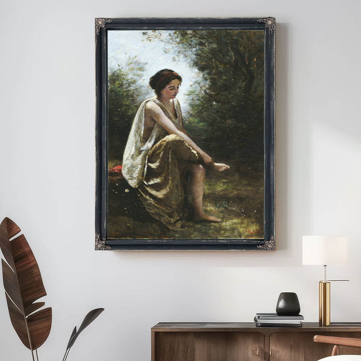 Wounded Eurydice By Camille Corot