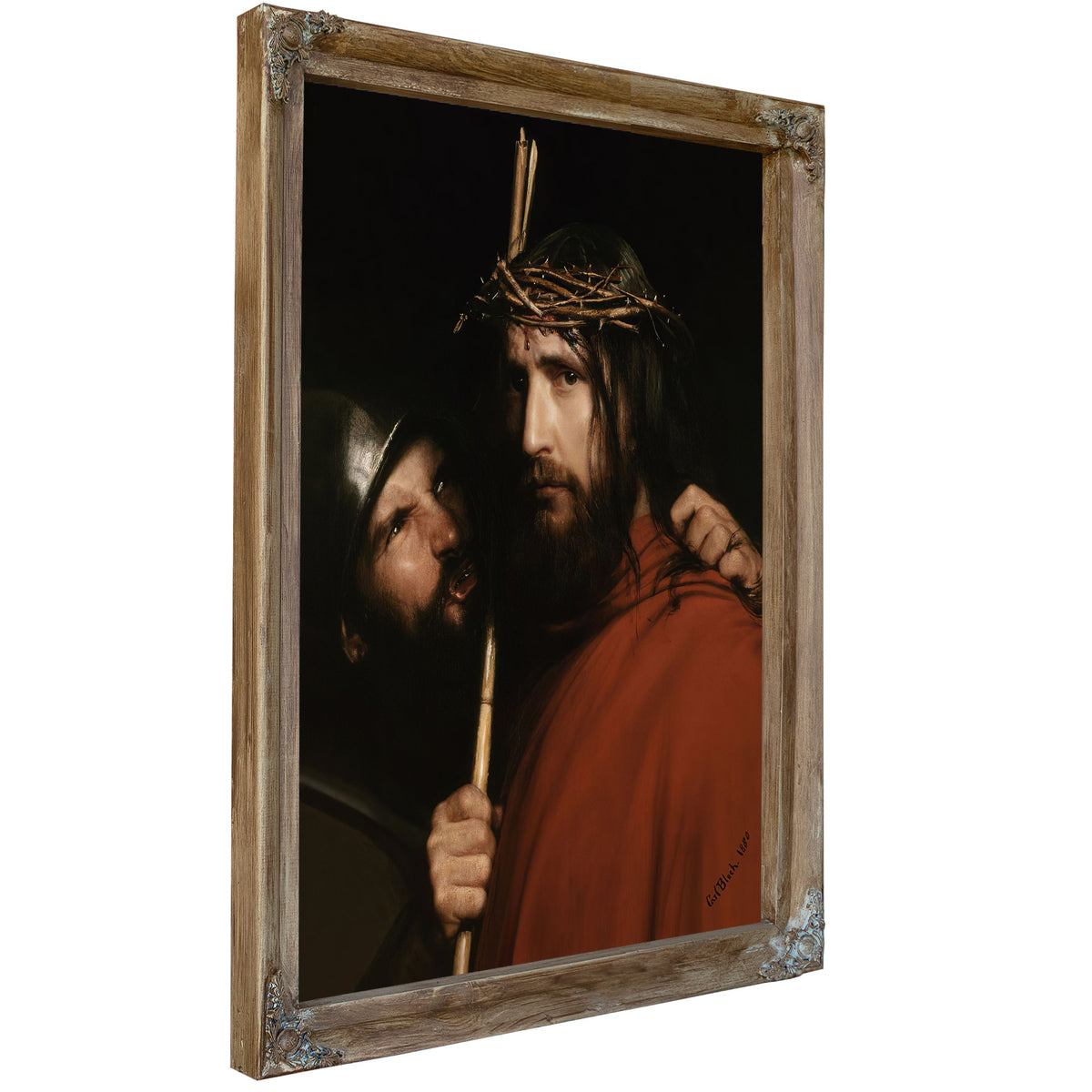 Christ Mocking Soldier By Carl Bloch