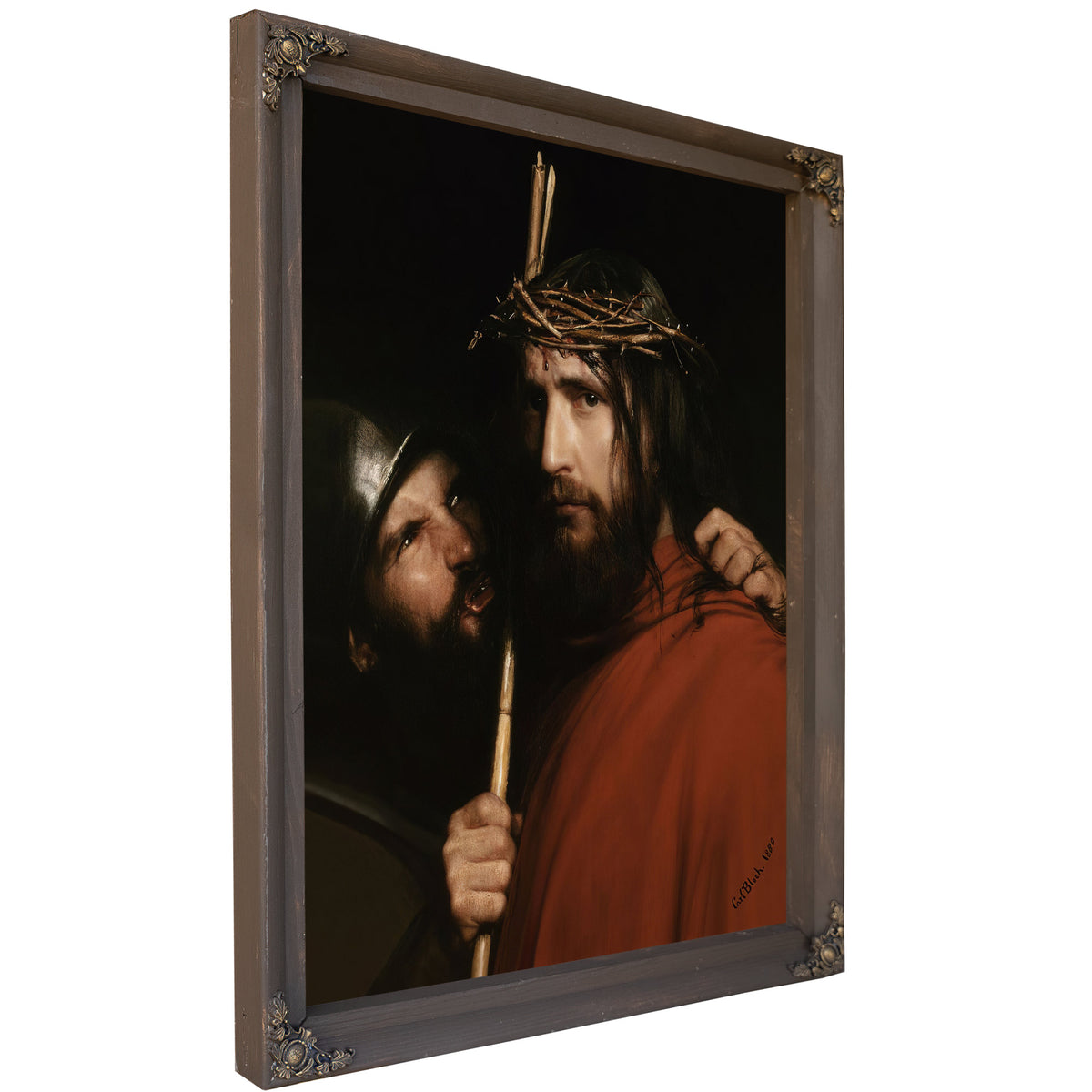 Christ Mocking Soldier By Carl Bloch