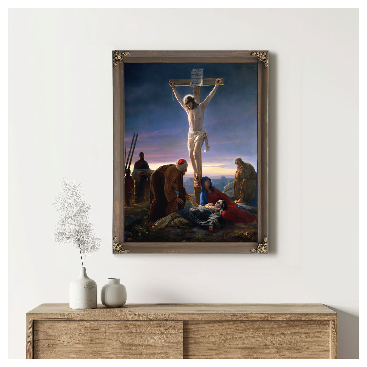 Christ the Cross By Carl Bloch