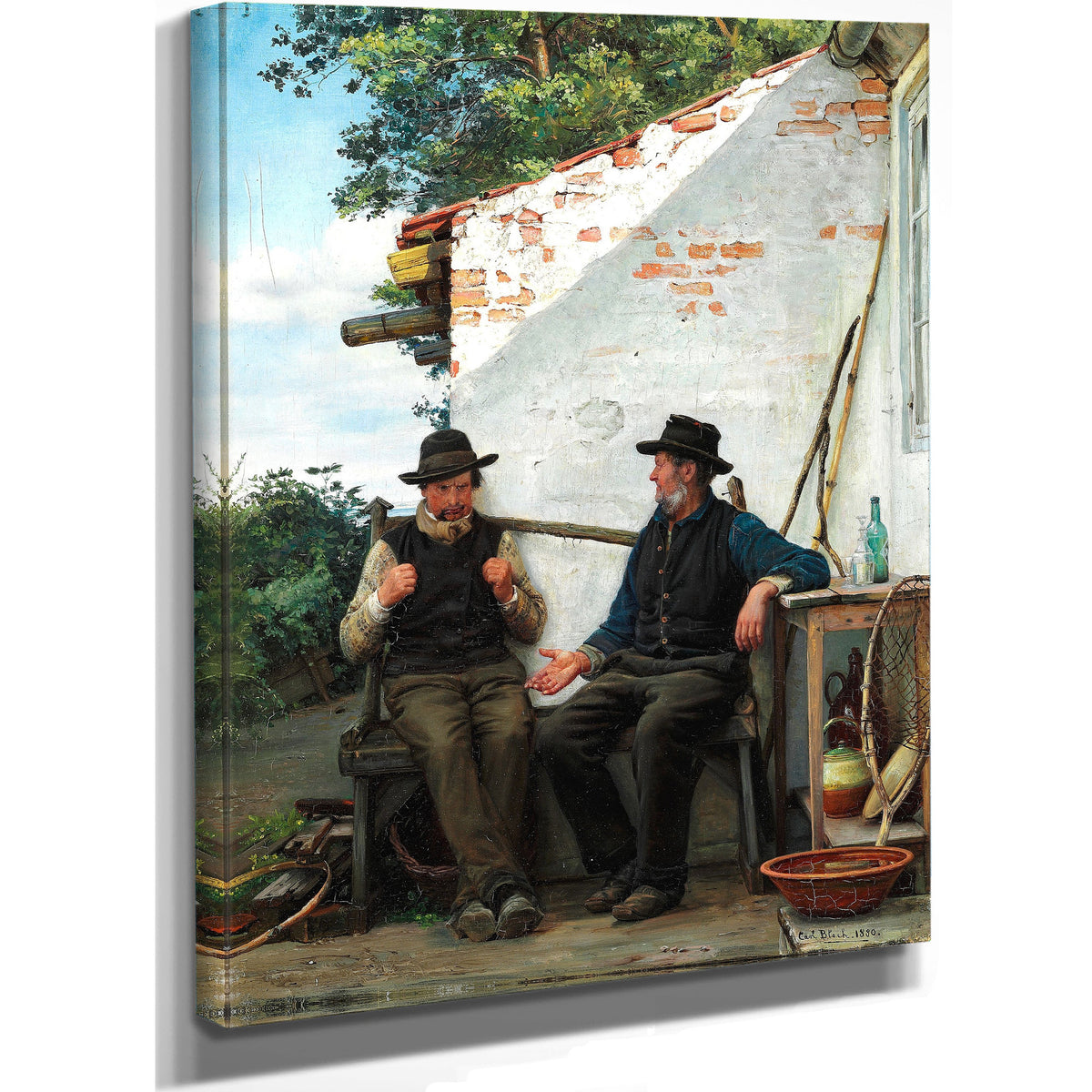 En Samtale Mellem to Fiskere By Carl Bloch