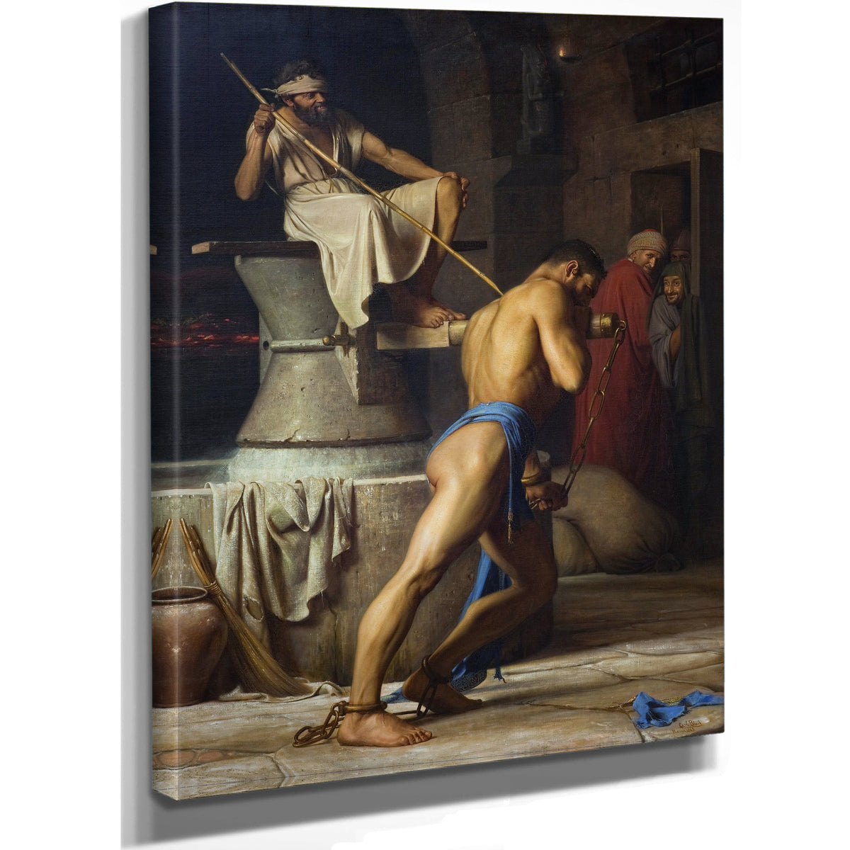 Samson the Philistines By Carl Bloch