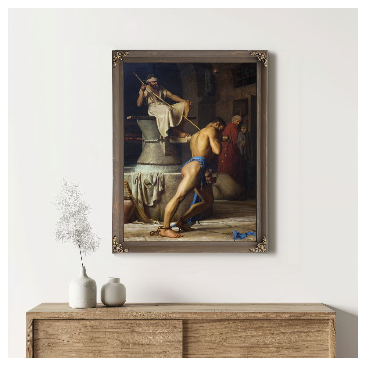 Samson the Philistines By Carl Bloch