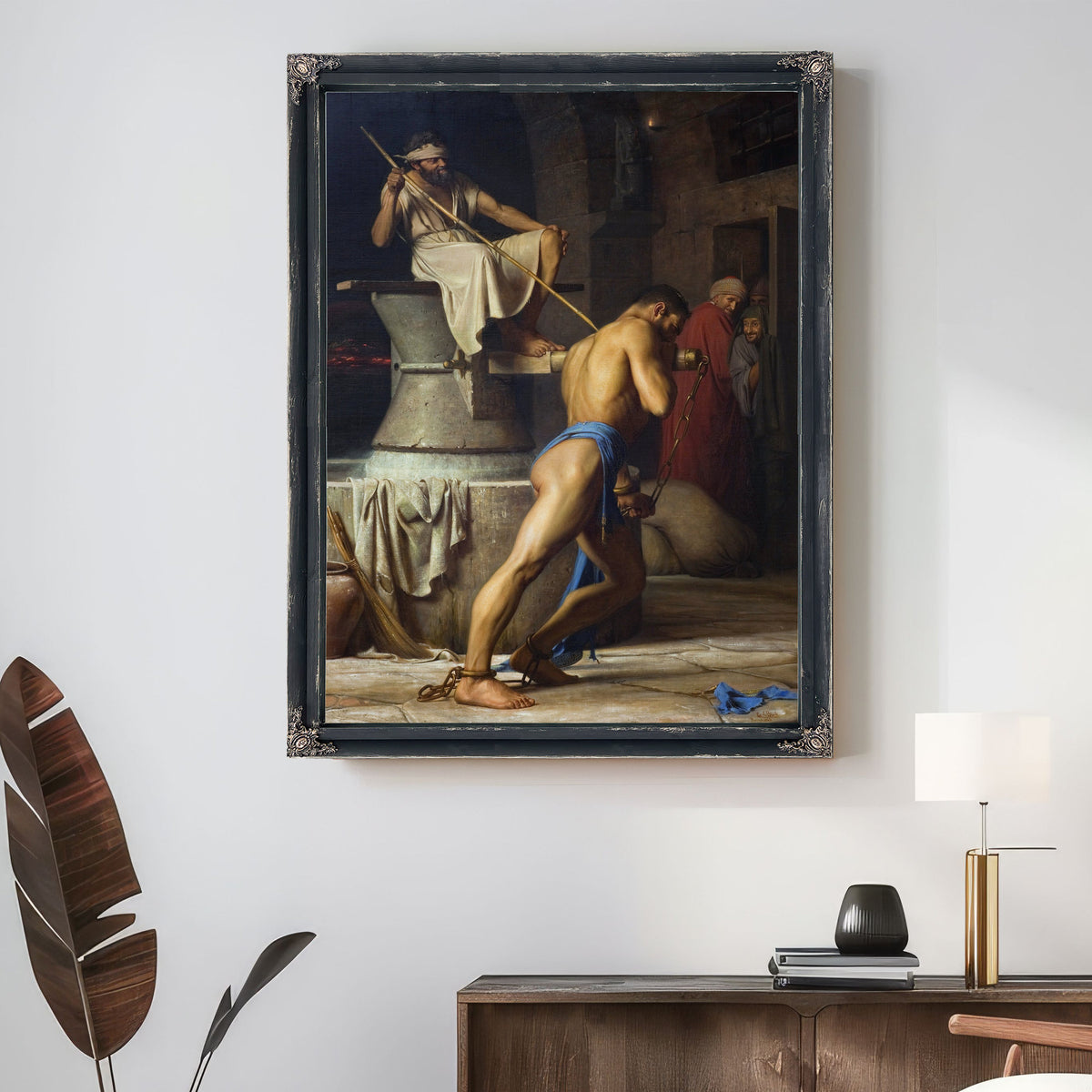 Samson the Philistines By Carl Bloch