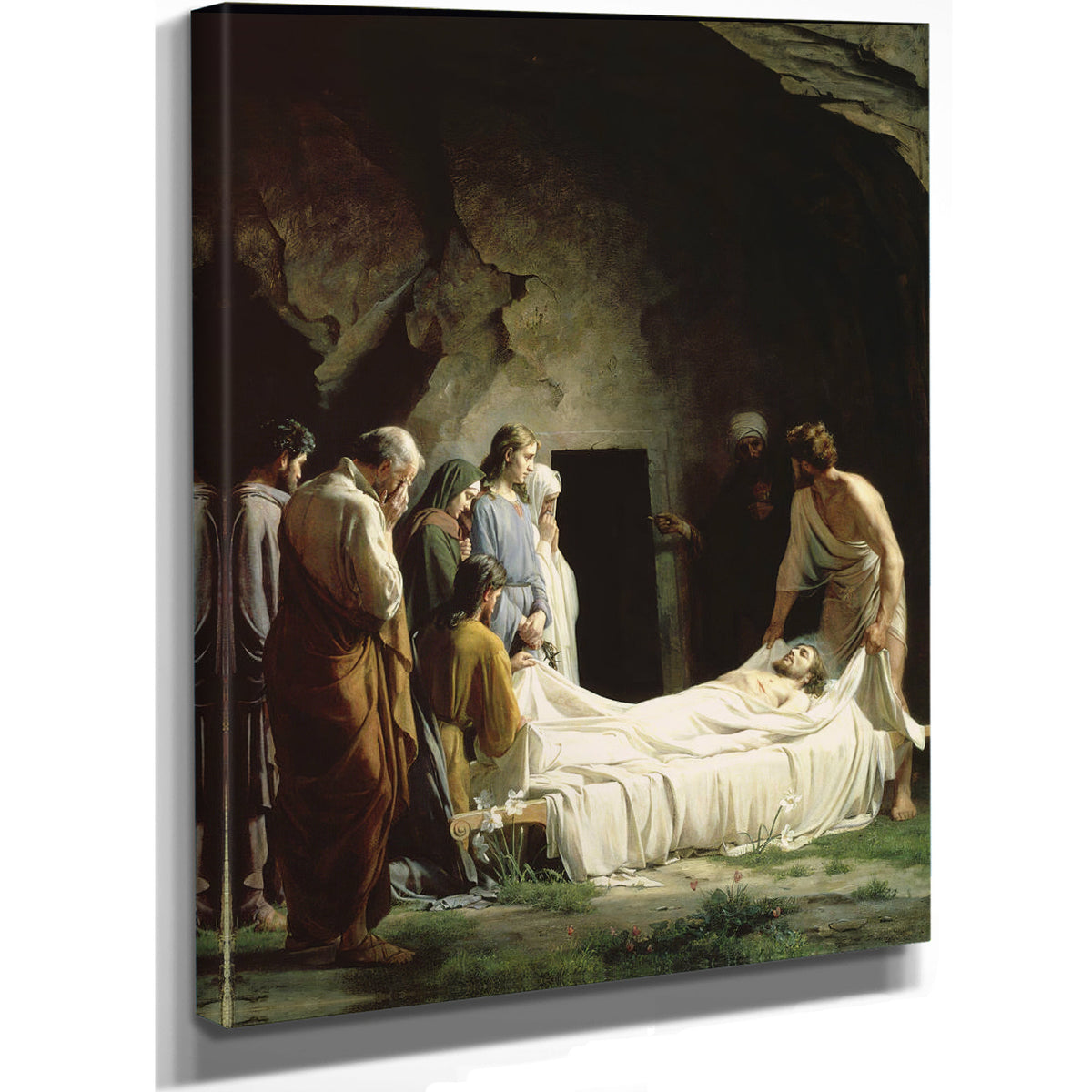 The Entombment By Carl Bloch