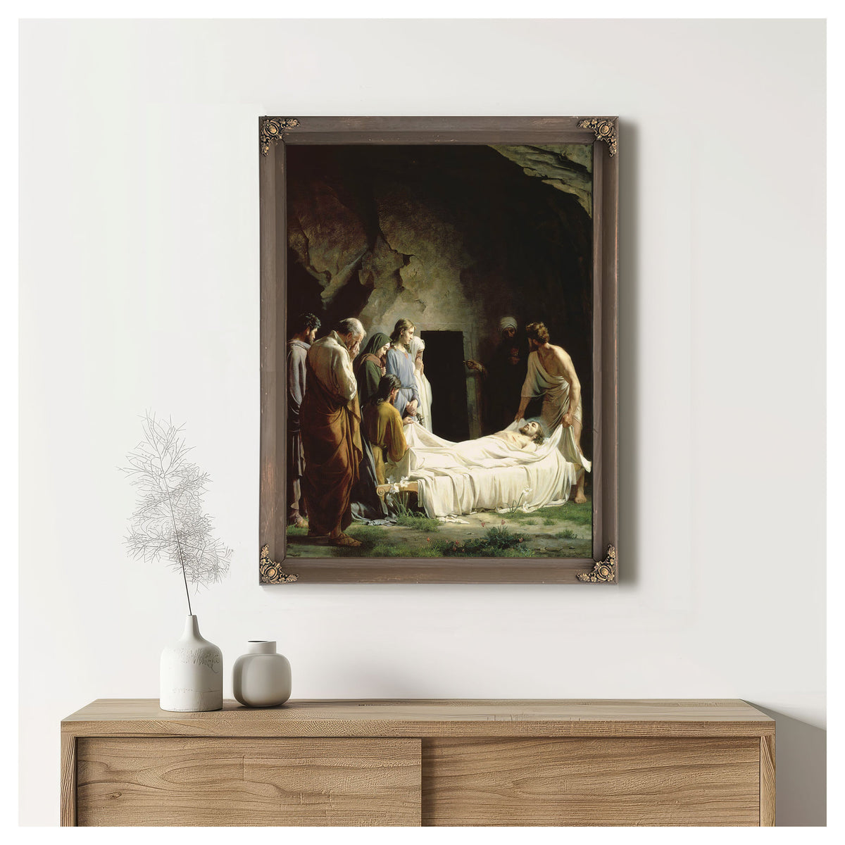 The Entombment By Carl Bloch