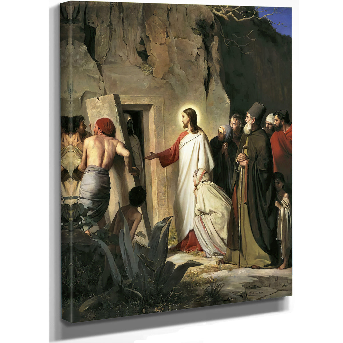 The Raising Lazarus By Carl Bloch