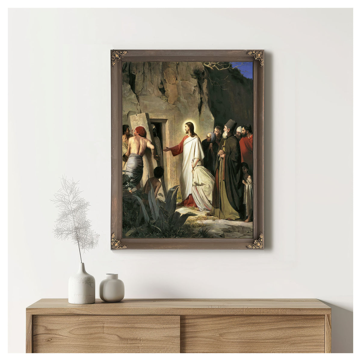 The Raising Lazarus By Carl Bloch